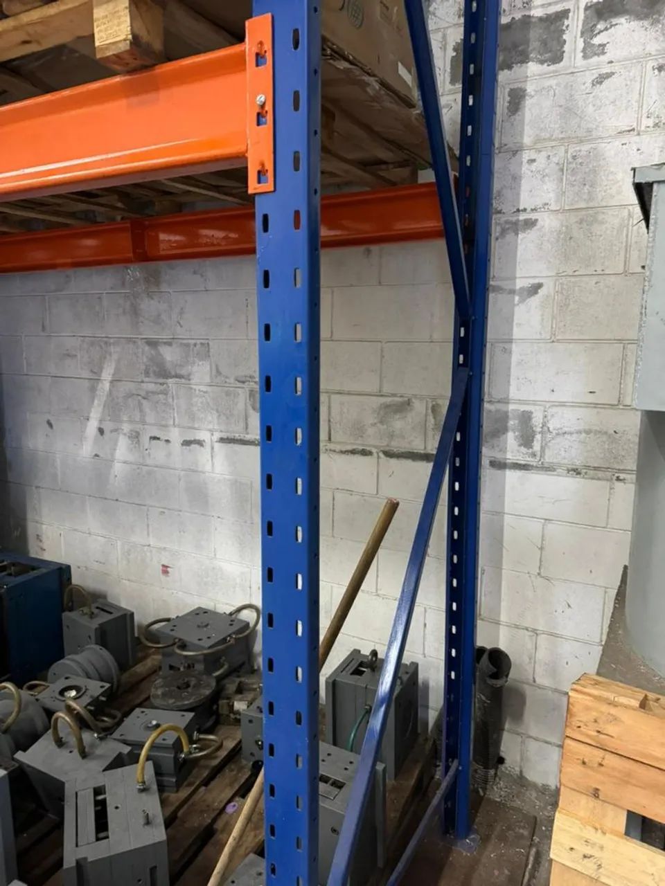 Estante porta pallet usado E-commerce Transportadora Embu - Foto 3