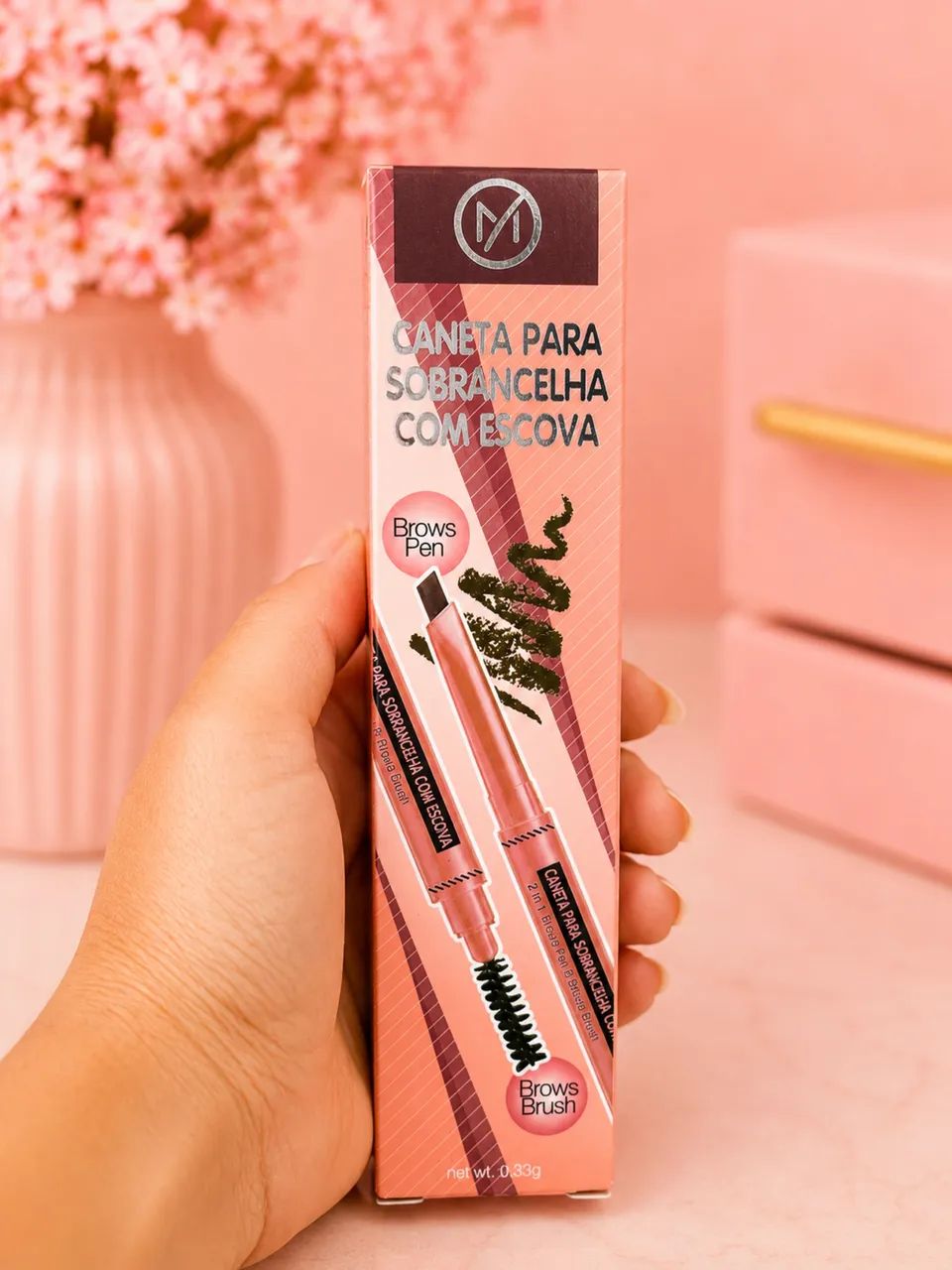 Caneta para Sobrancelha com Escova My Life - Efeito Natural