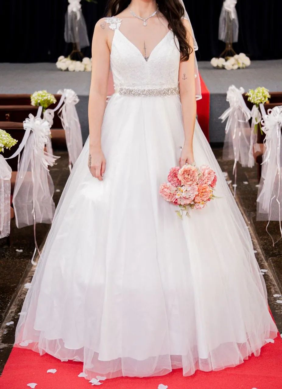 Vestido de noiva completo - Foto 2