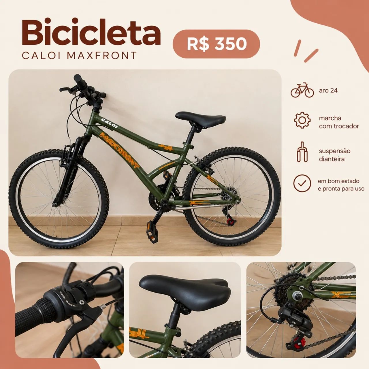 Bicicleta Caloi 