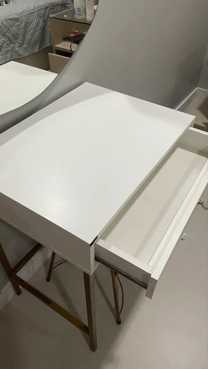 Penteadeira com banqueta de laço - Foto 5
