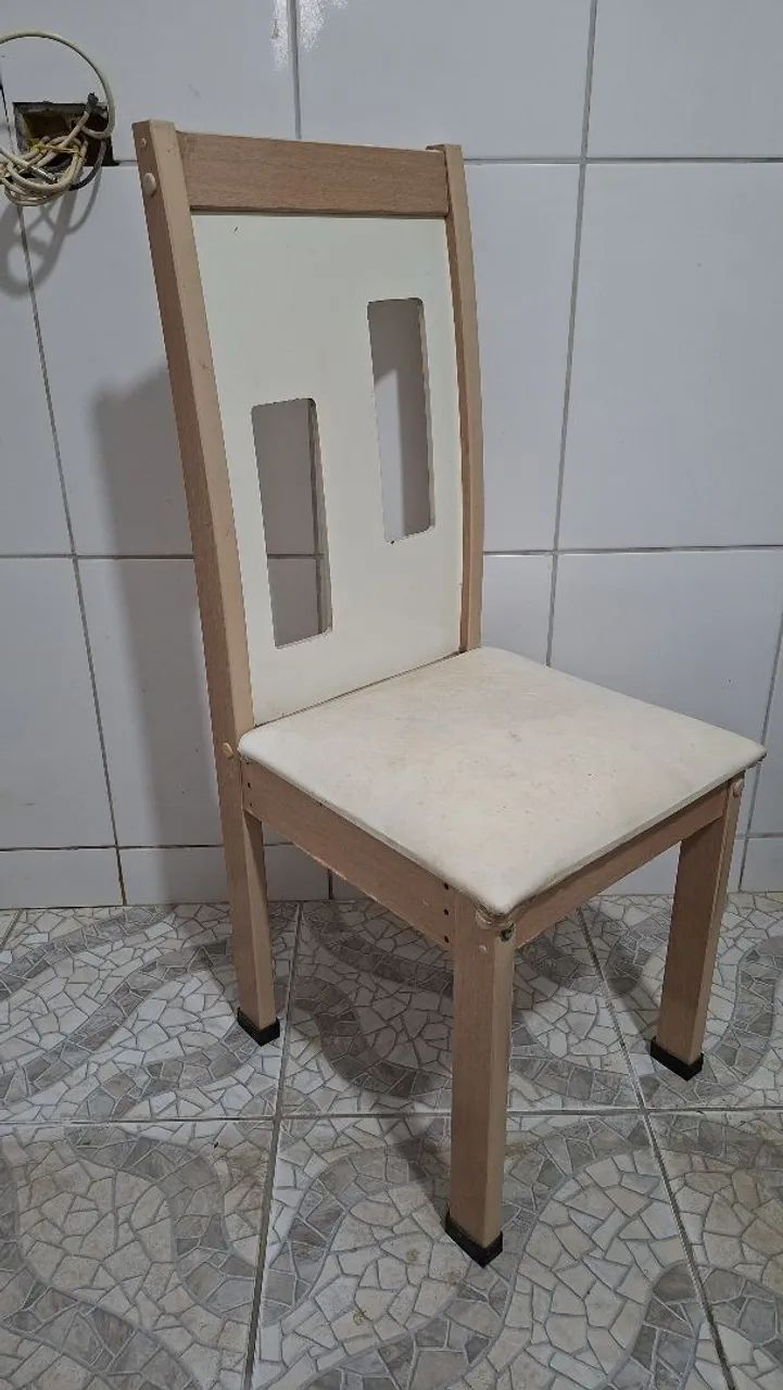 Mesa de jantar tampa de vidro 4 lugares  - Foto 4