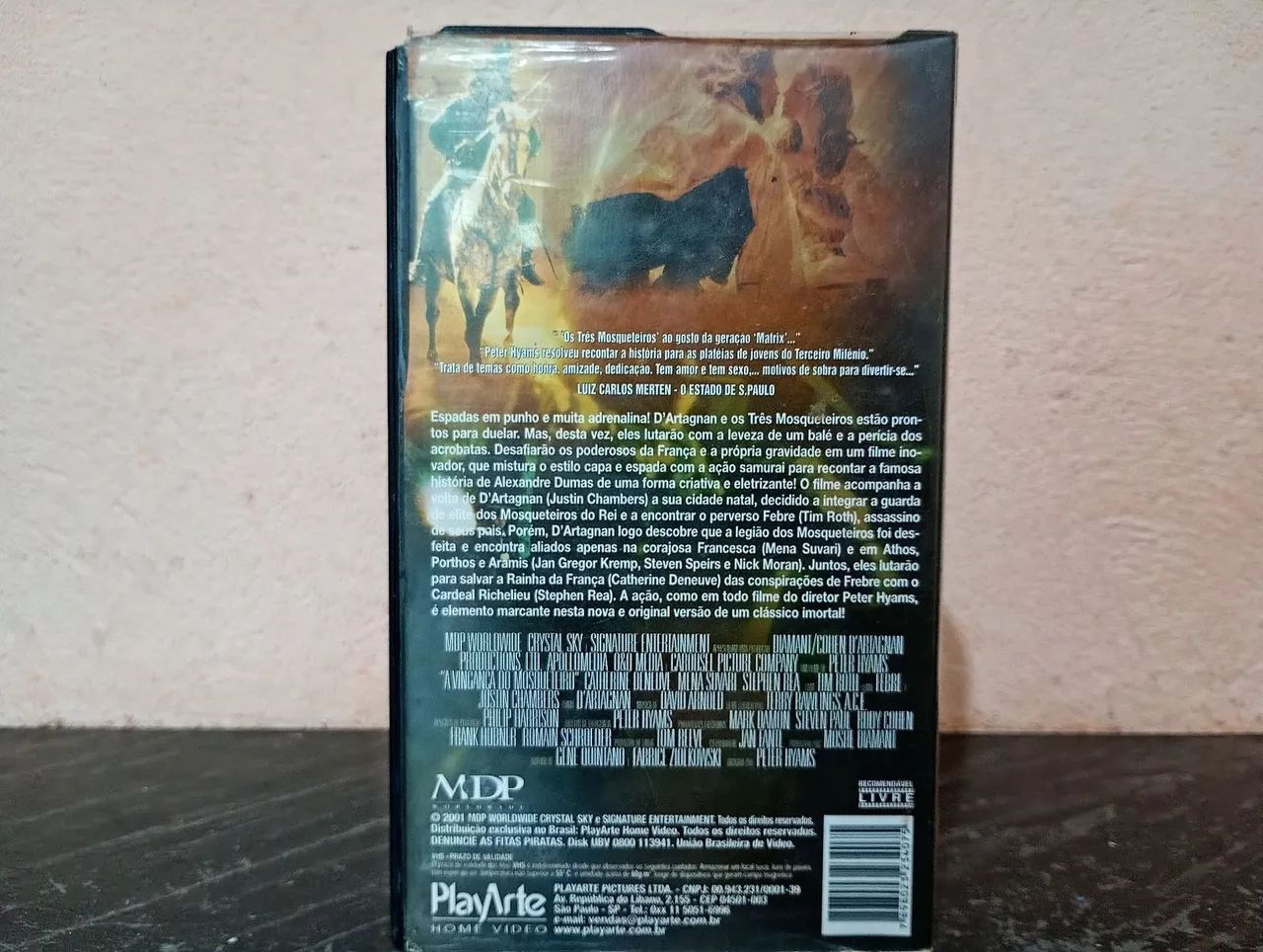 VHS A VINGANÇA DO MOSQUETEIRO (DUBLADO)  - Foto 4