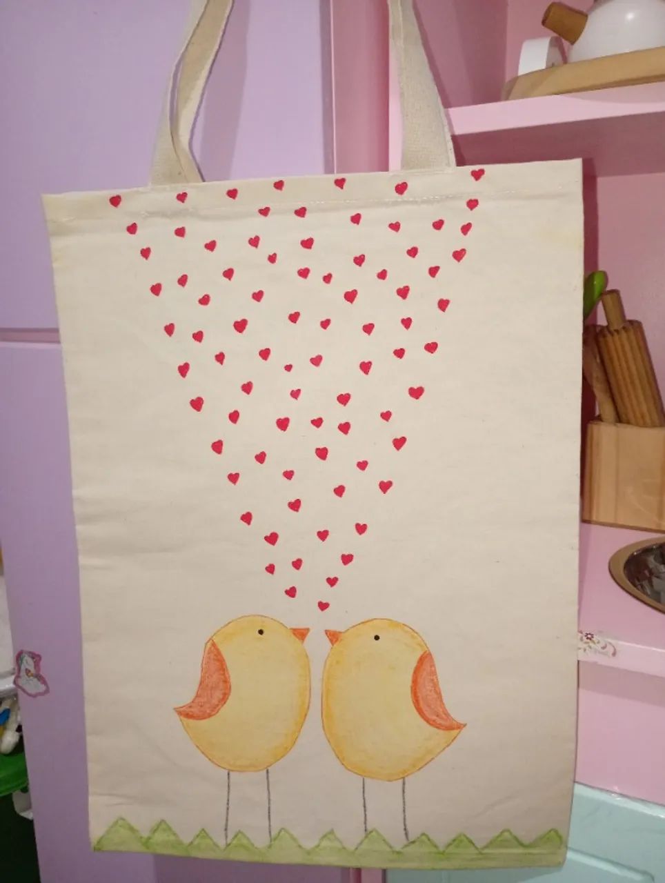 Ecobag pintada a mão  - Foto 2
