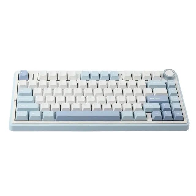 Teclado Mecânico Aula F75 - Sea Salt Blue (Switch Greywood V3) - Foto 5