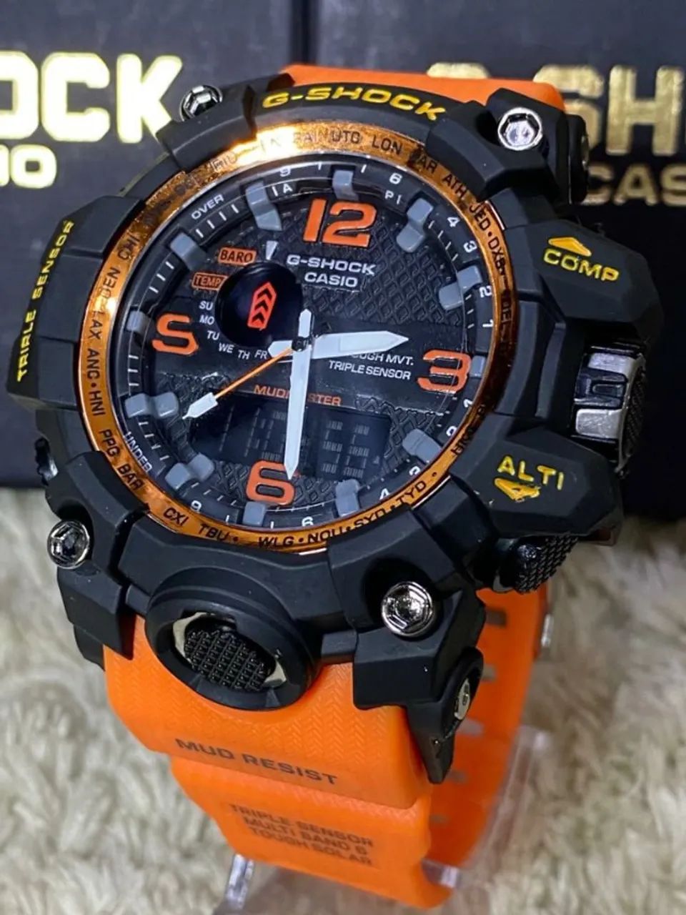 G-SHOCK CASIO LARANJA 