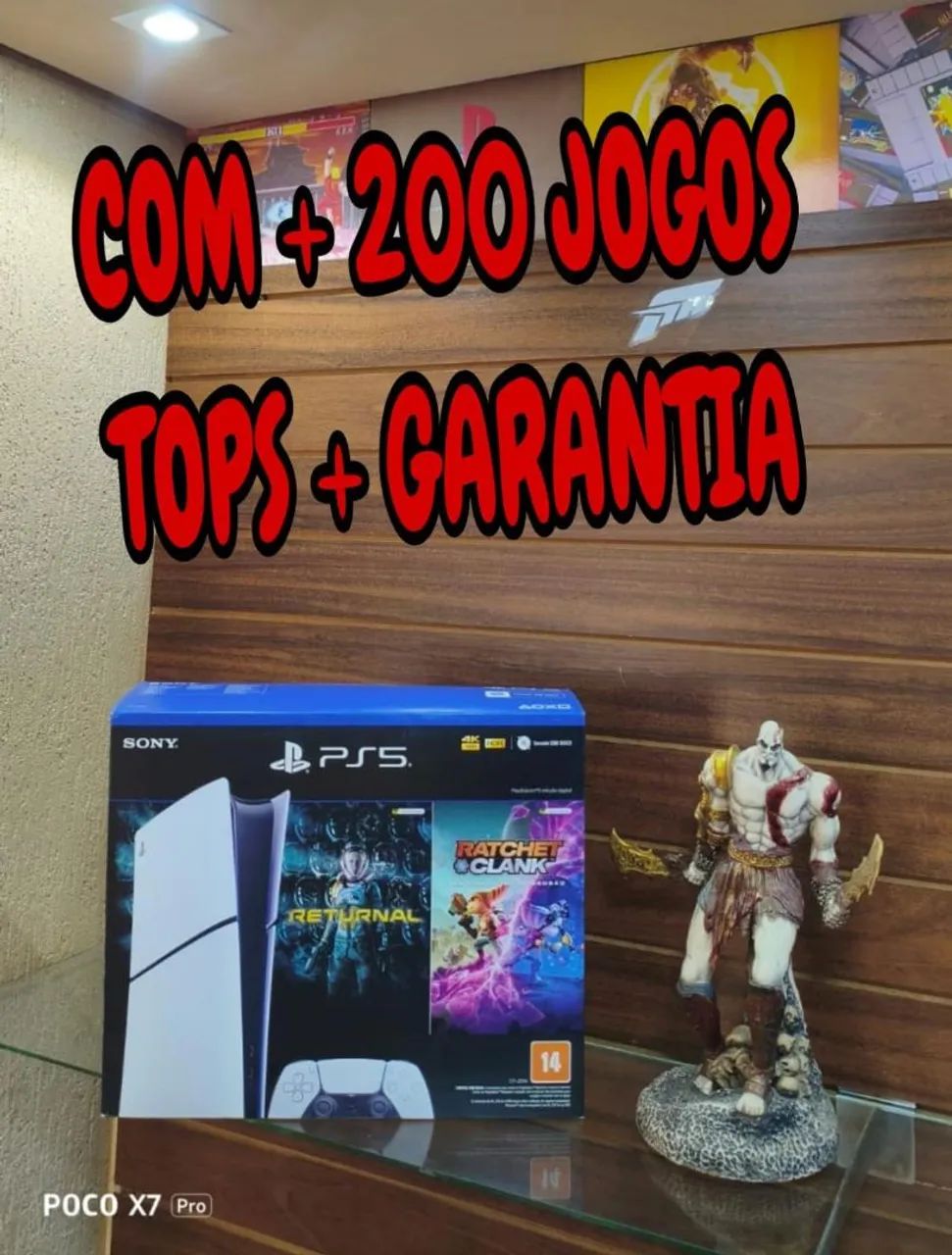 PS5 slim e avalio trocas 
