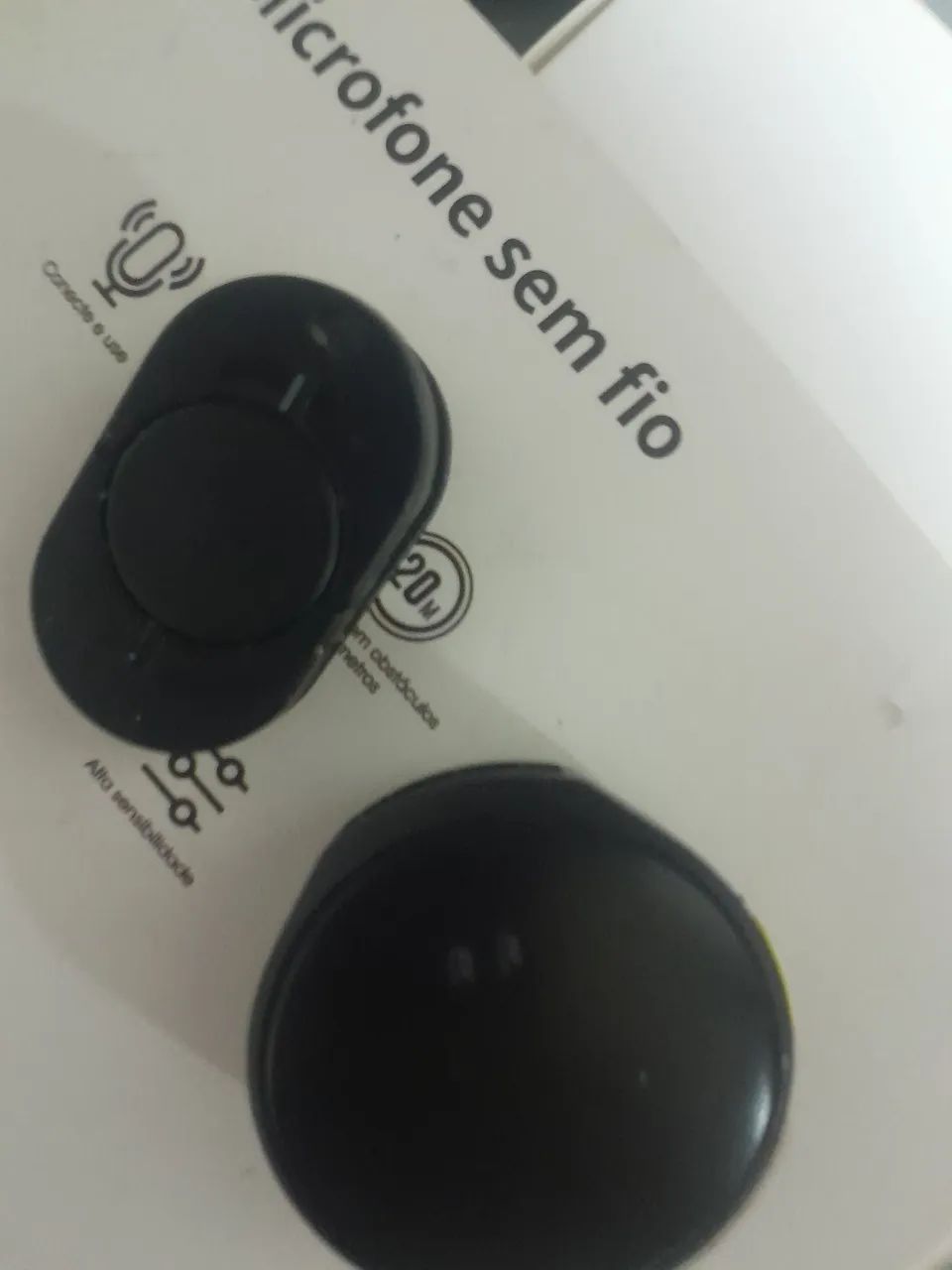 Microfone de lapela duplo vendo são dois microfone  - Foto 4