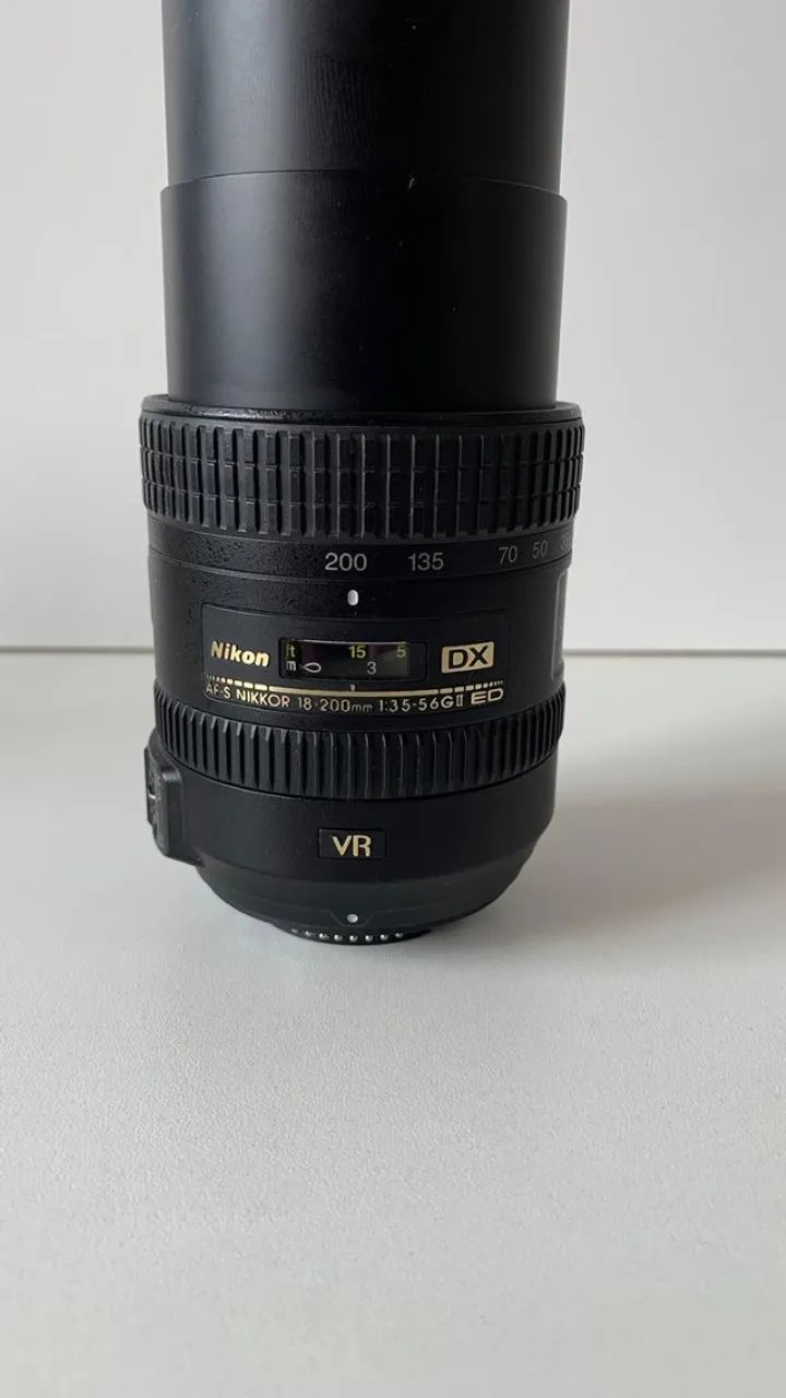 Lente Nikon Af-s Dx 18-200mm F/3.5-5.6g Ed Vr Ii (Usado) - Foto 4