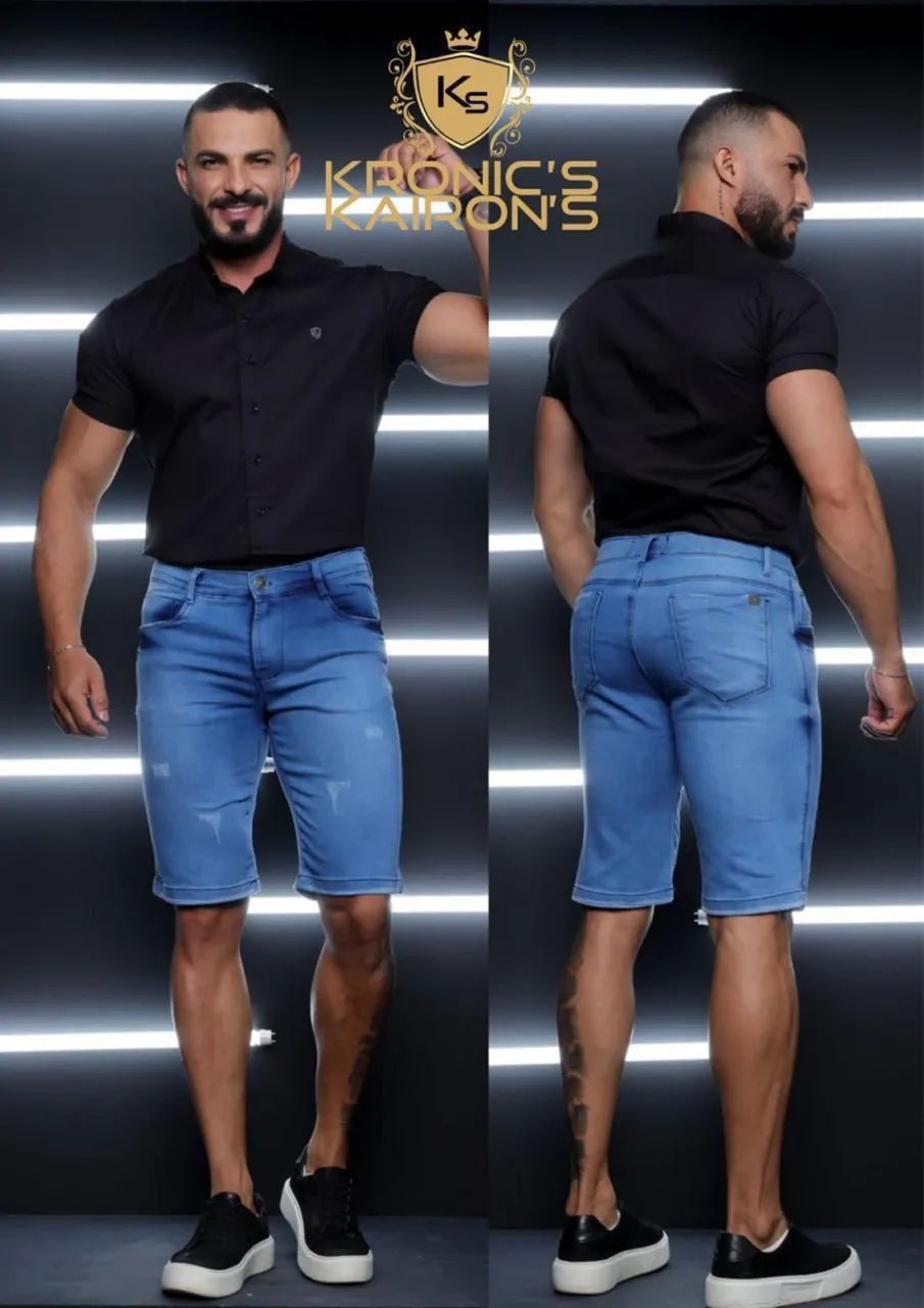 Bermudas masculinas Jeans Ótimo caimento Promoção 