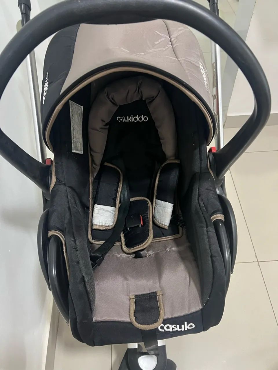 Carrinho de bebê e bebê conforto Kiddo - Foto 4