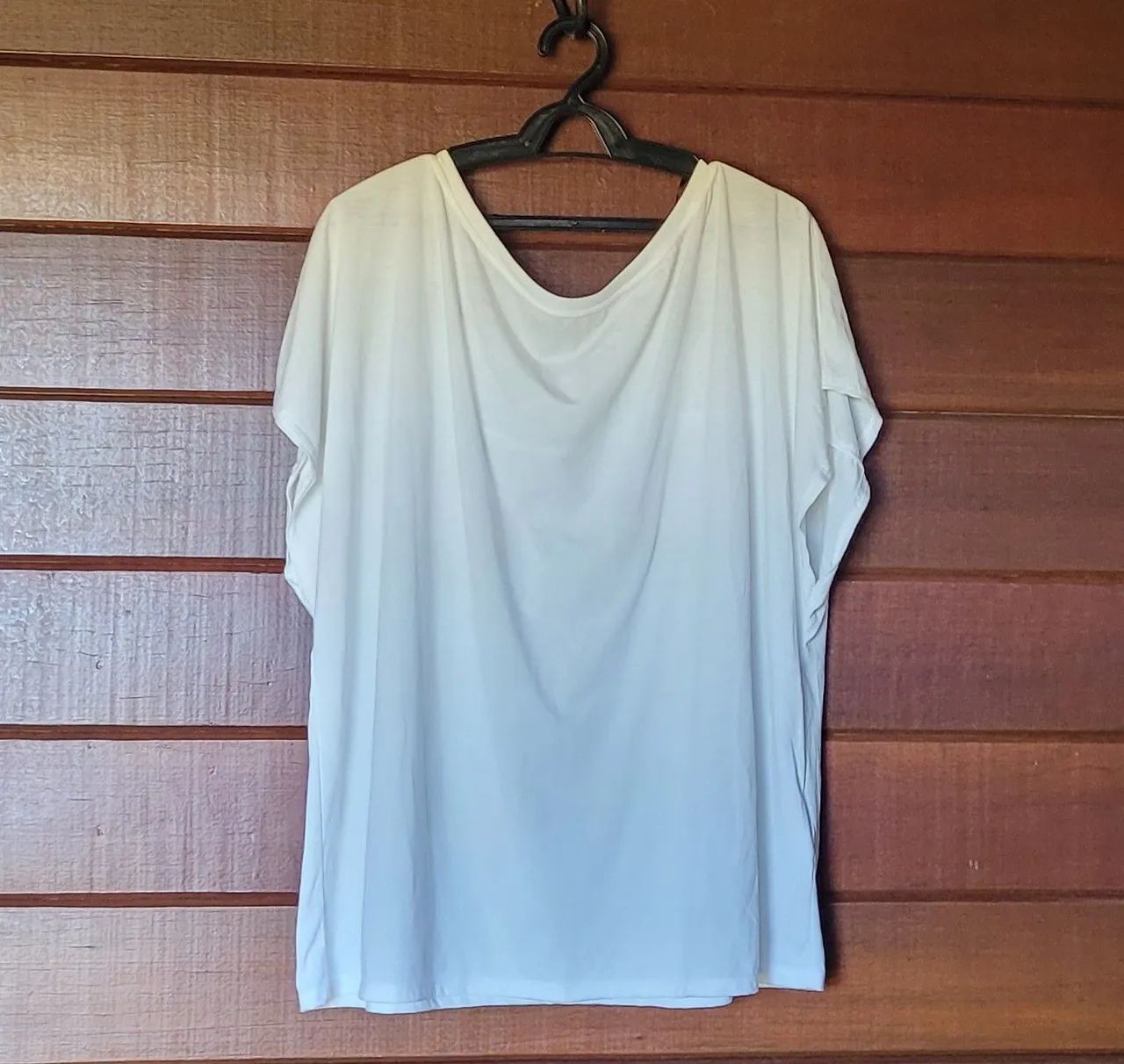 Blusa Branca Viva Plus Size - Tam 52 - Foto 2