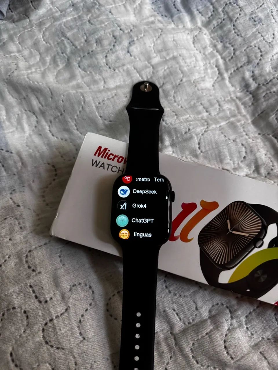 Smartwatch com chatGPT e WhatsApp microwear S11 - Foto 5