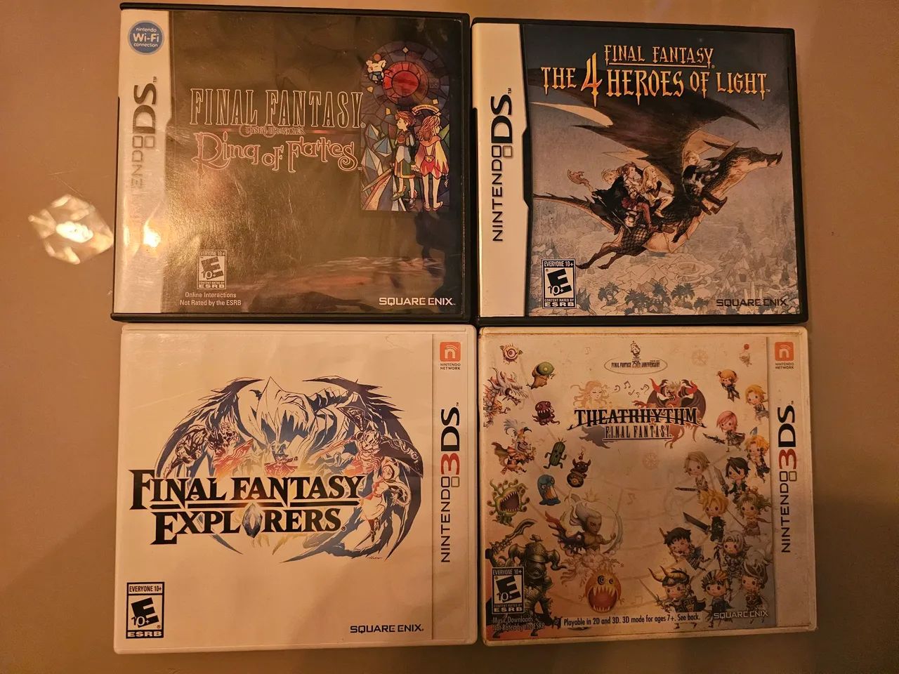 Coleção final fantasy Nintendo Ds e 3ds 