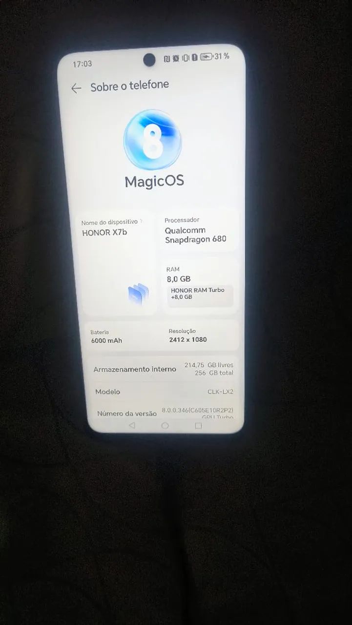 Celular honor 256gb 8 de RAM  - Foto 3
