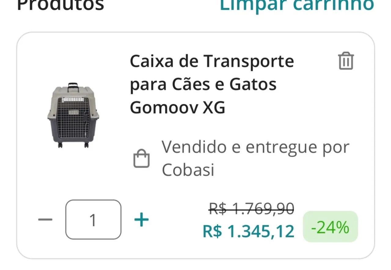 Caixa de viagem PET XG - Foto 4