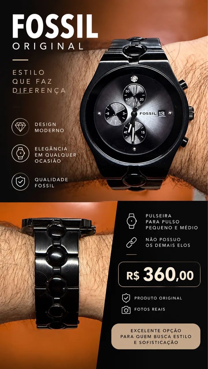 Relógio Fossil (original). - Foto 3