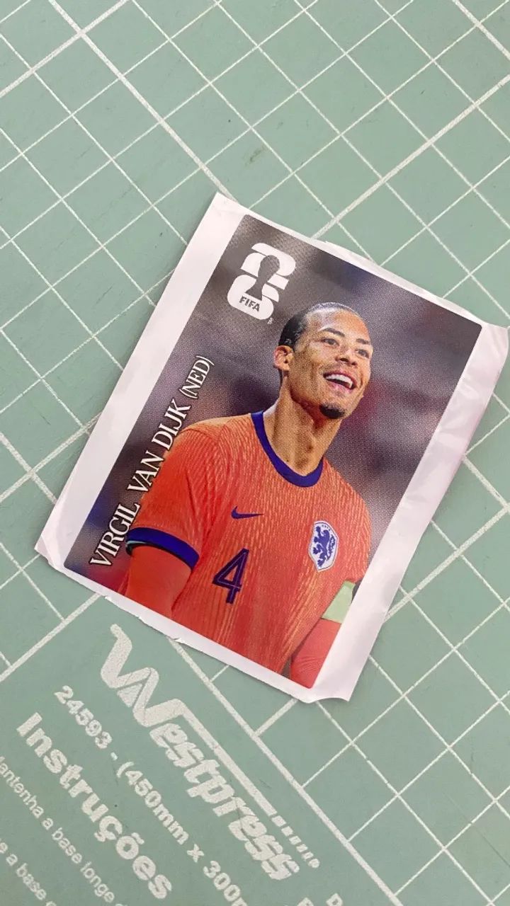 Figurinha Virgil van Dijk CC10 - Copa 2026