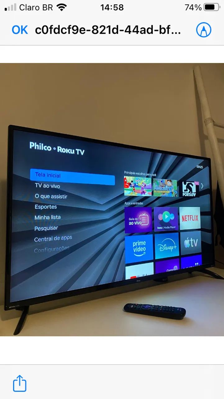 TV PHILCO SMART ROKU 43 Polegadas - Foto 2