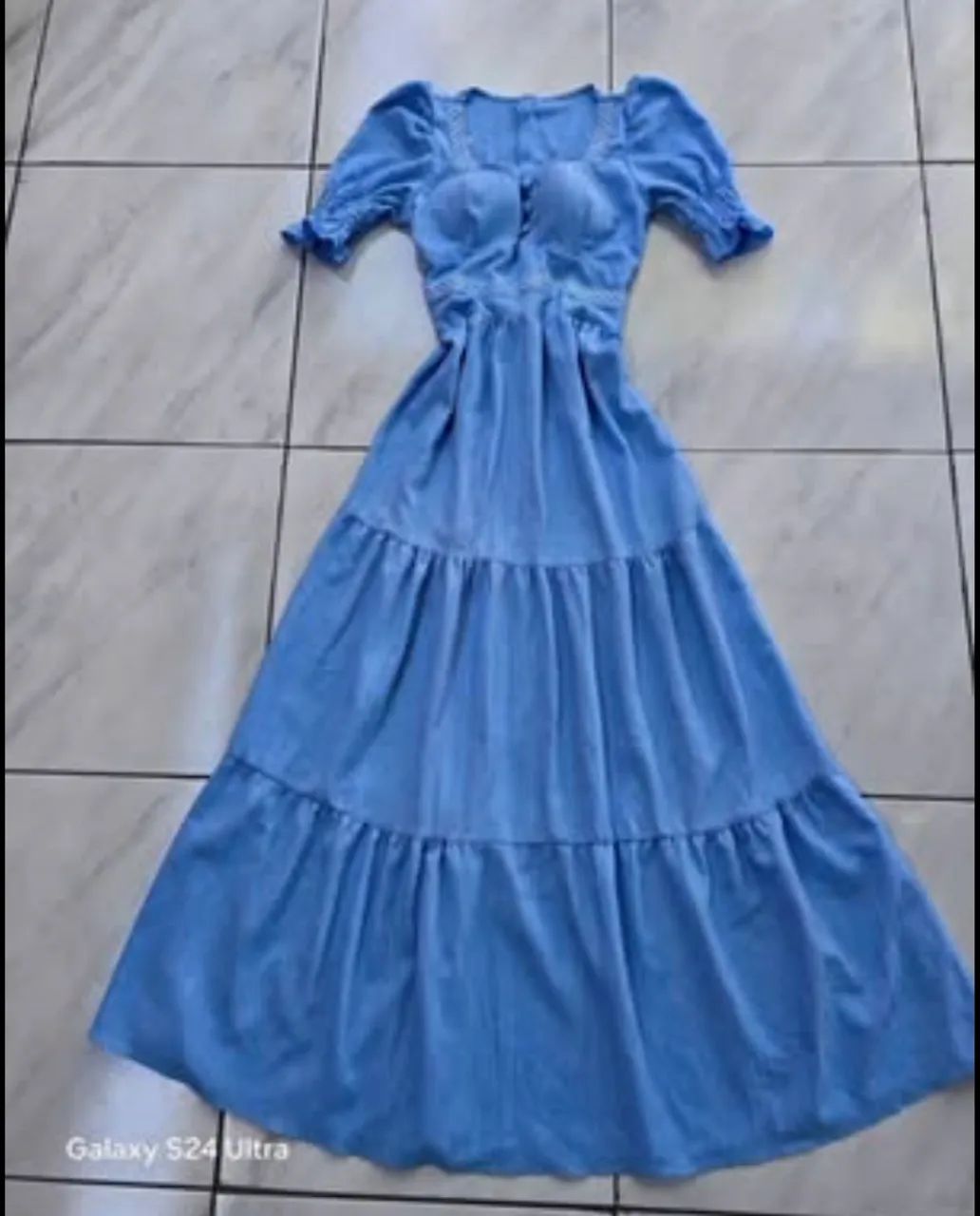 Vestido longo com bojo novo