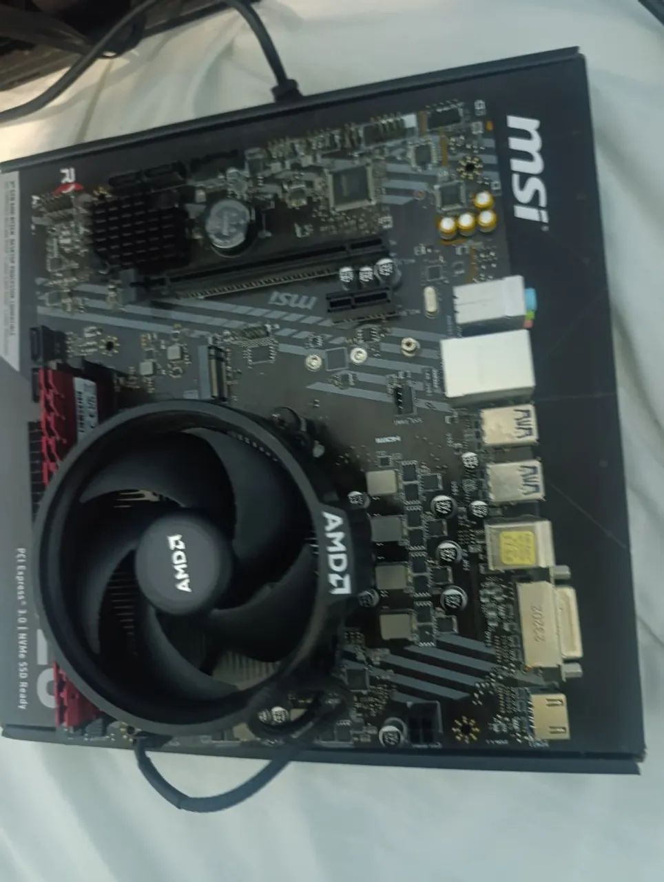 Placa-mãe A520M-A PRO MSI AM4 - Foto 3