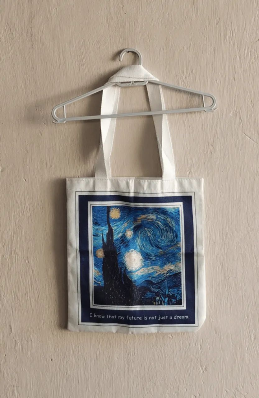 Bolsa Sacola / Ecobag Van Gogh "A Noite Estrelada" | Nova - Foto 4