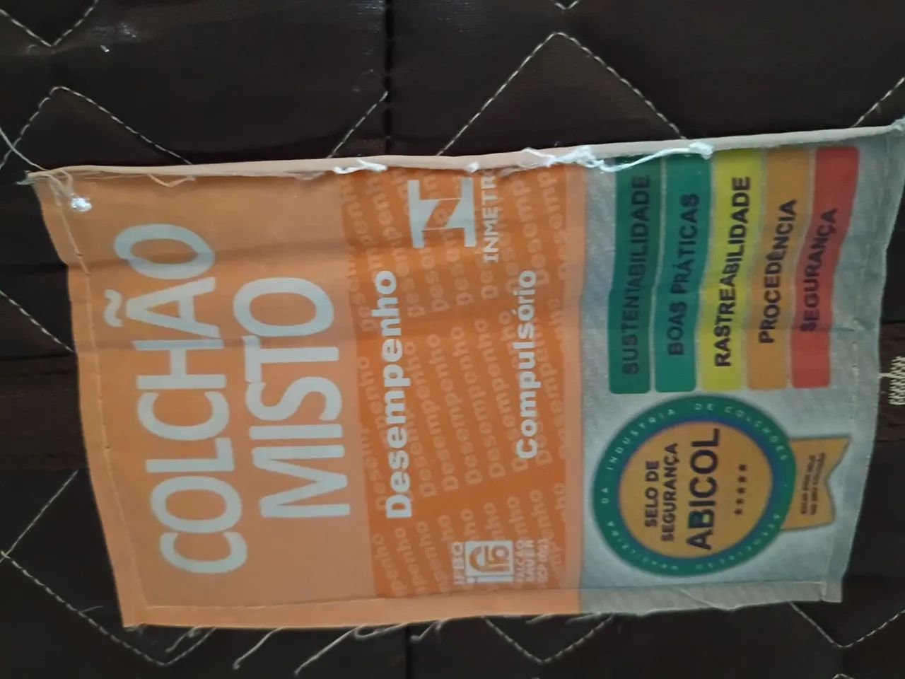 Colchão Casal BF Ortopédico Misto Usado - Foto 3