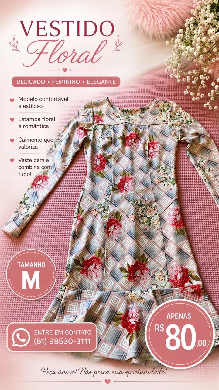 Vestido Floral delicado