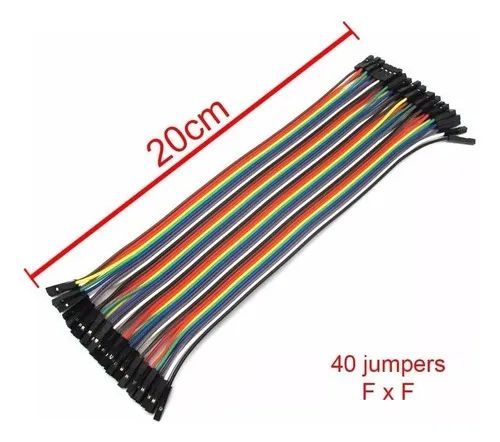 arduino Cabo Jumper 20cm Macho X macho - Foto 5