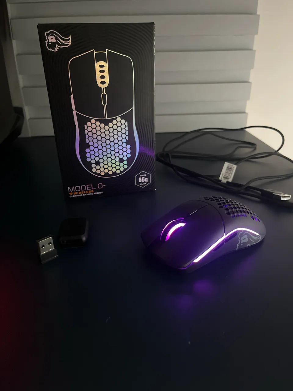 Mouse Gamer Glorious Model O- Rgb Wireless - Preto - Foto 2