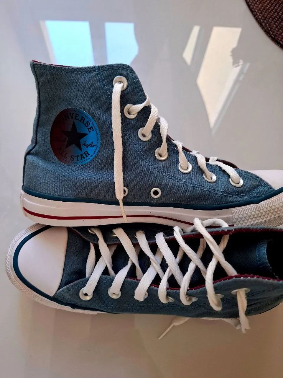 All Star Converse Original Azul - Foto 3