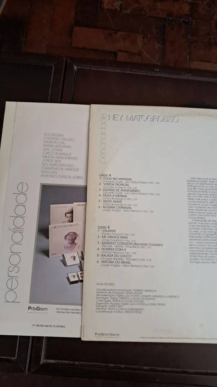 Vinil personalidade Ney Mato Grosso  - Foto 3