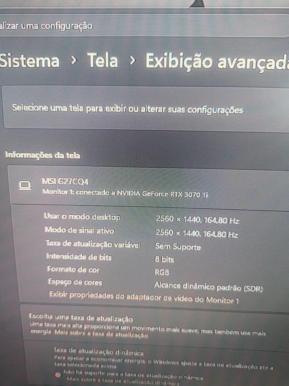 Monitor MSI G27CQ4 WQHD 165HZ  - Foto 2