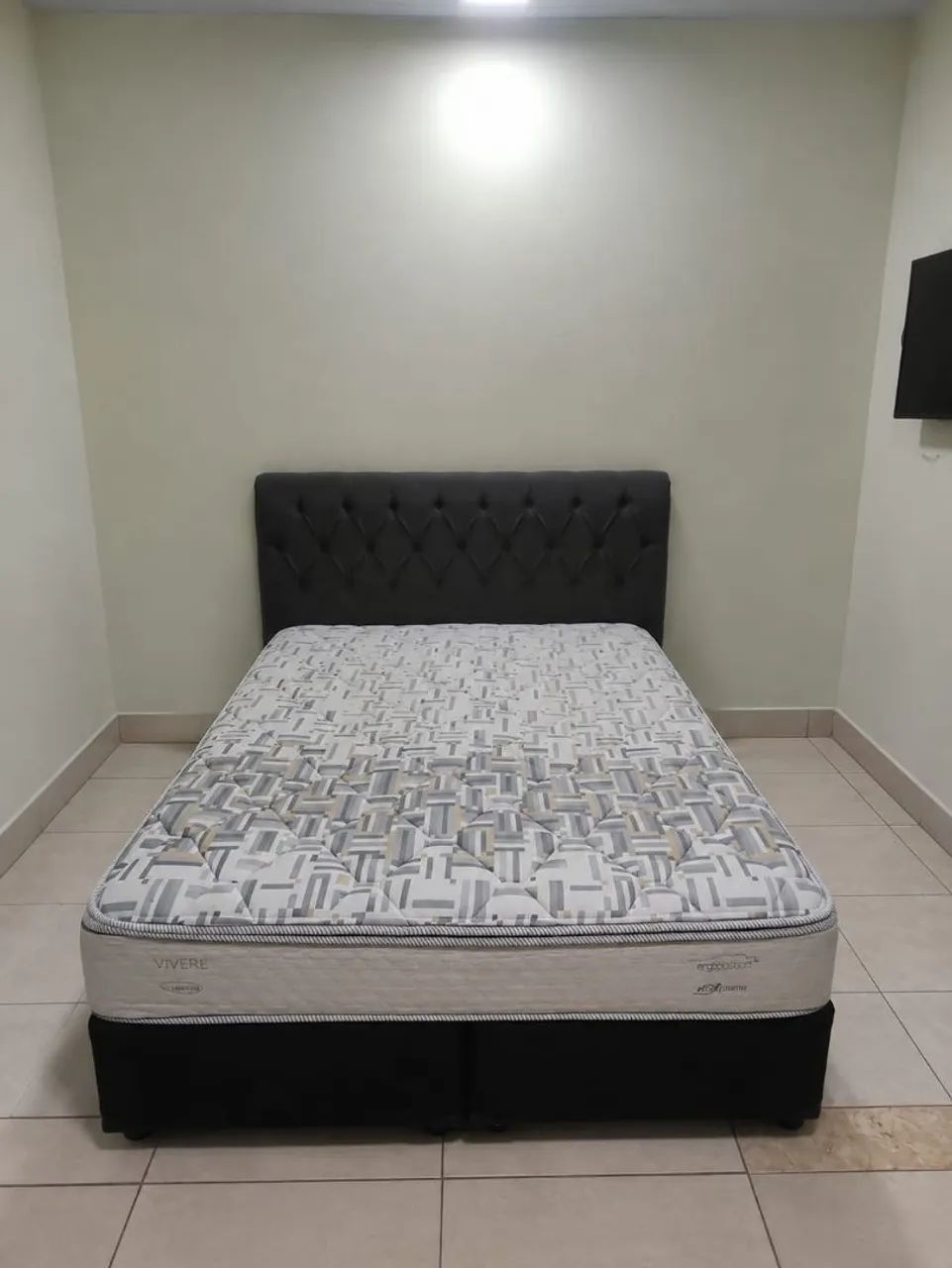 Cama Box Colchão e Cabeceira