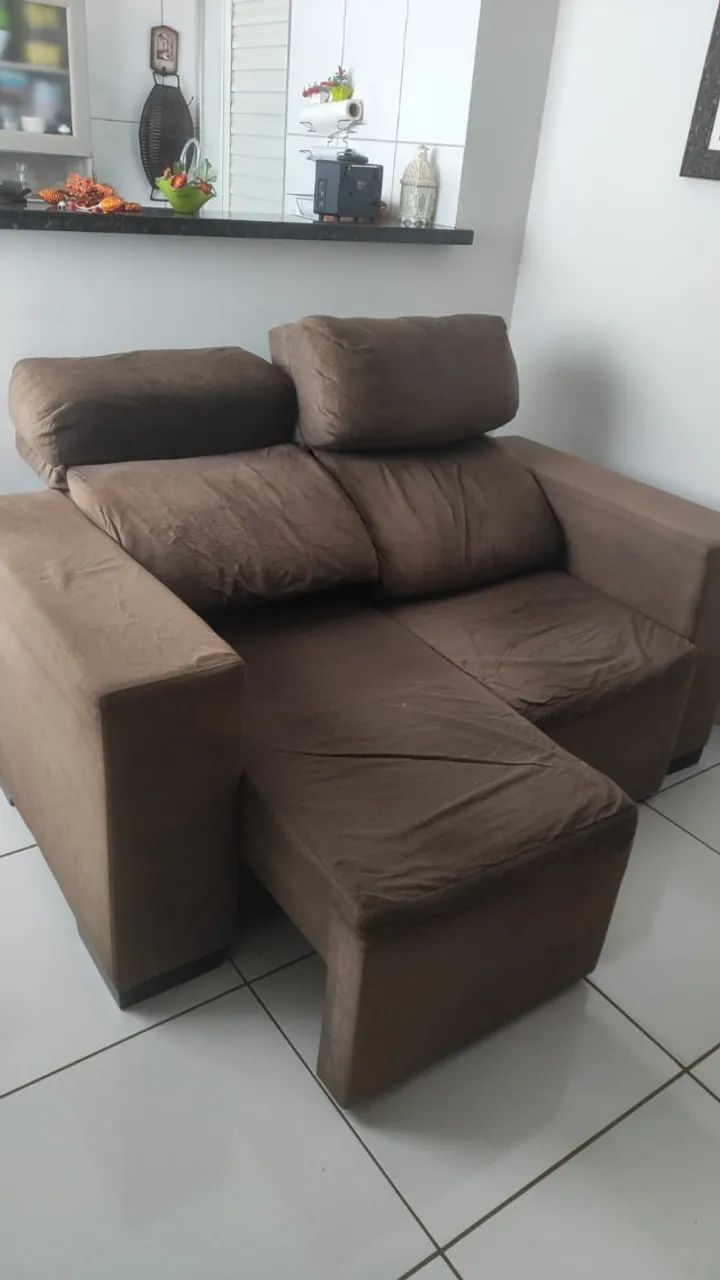 Sofá cama reclinável 2 lugares - Foto 3