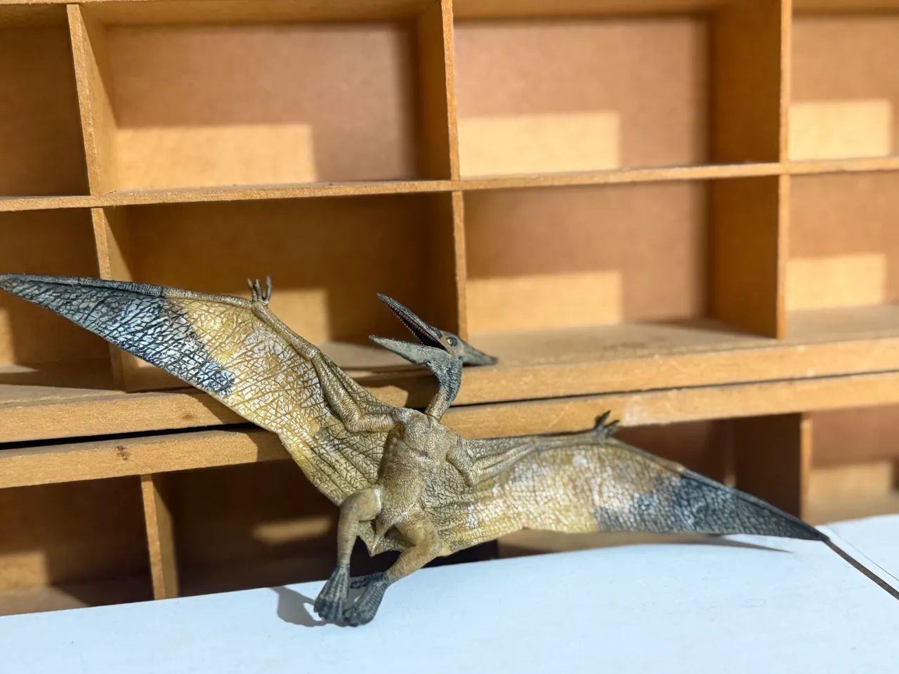 Action Figure educacional pterssauro pterodáctilo dino 23cm