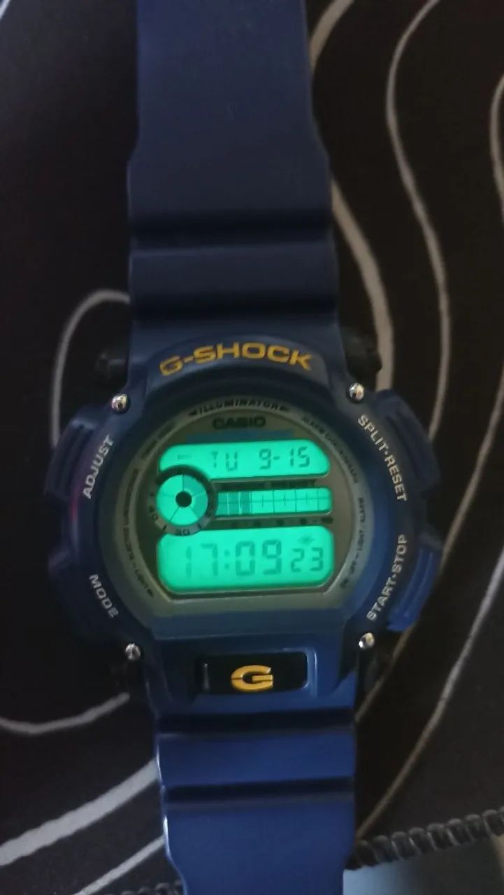 Relógio Casio gshock dw-9052 azul - Foto 3