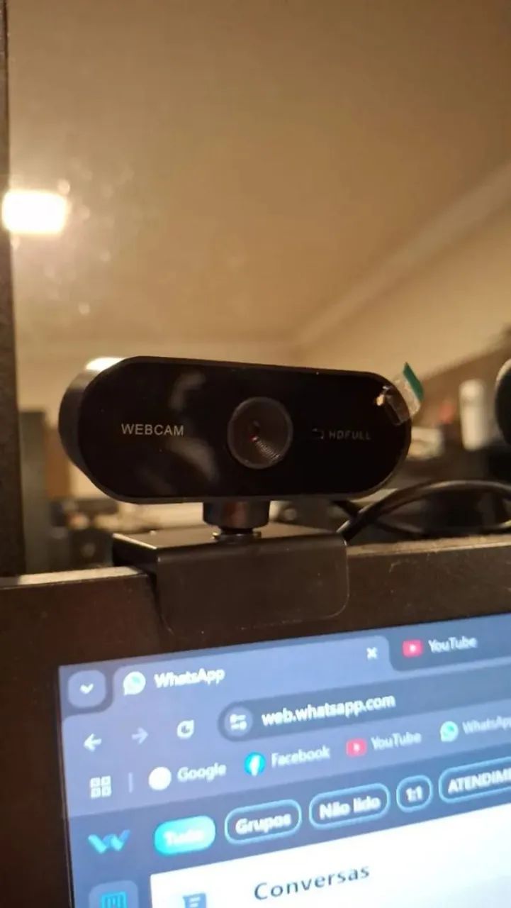 Câmera Webcam HD 1080p USB 2.0 para PC e Notebook - Foto 2