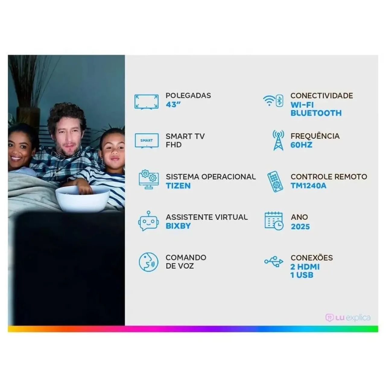 TV SAMSUNG 43 FULL HD F6000F - Foto 5