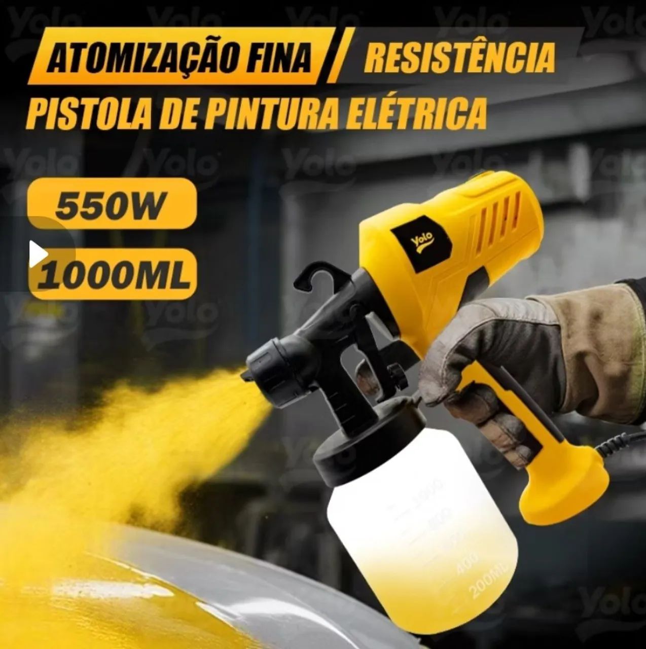 Pistola de tinta elétrica 