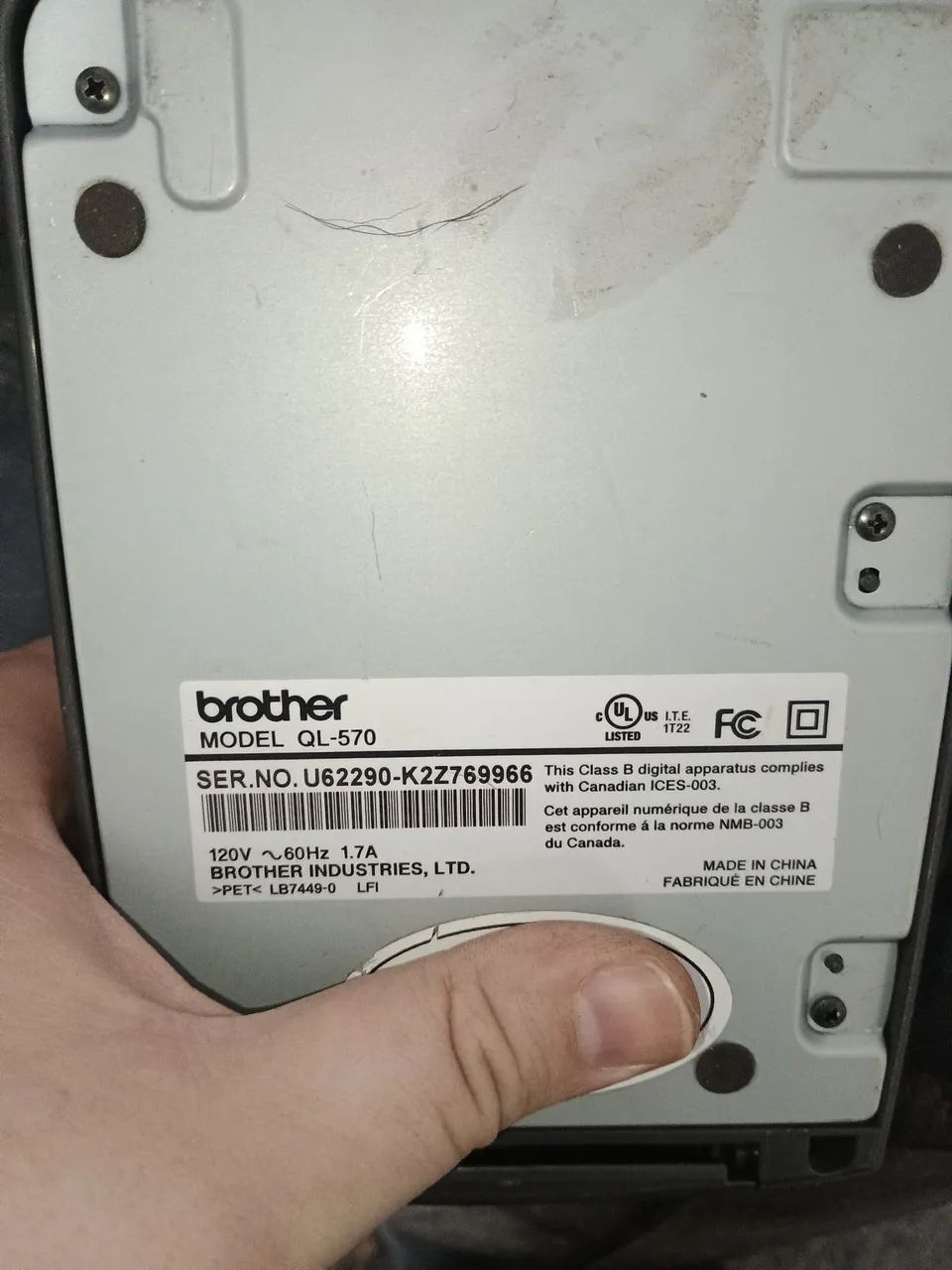 Impressora Brother QL570 - Foto 2