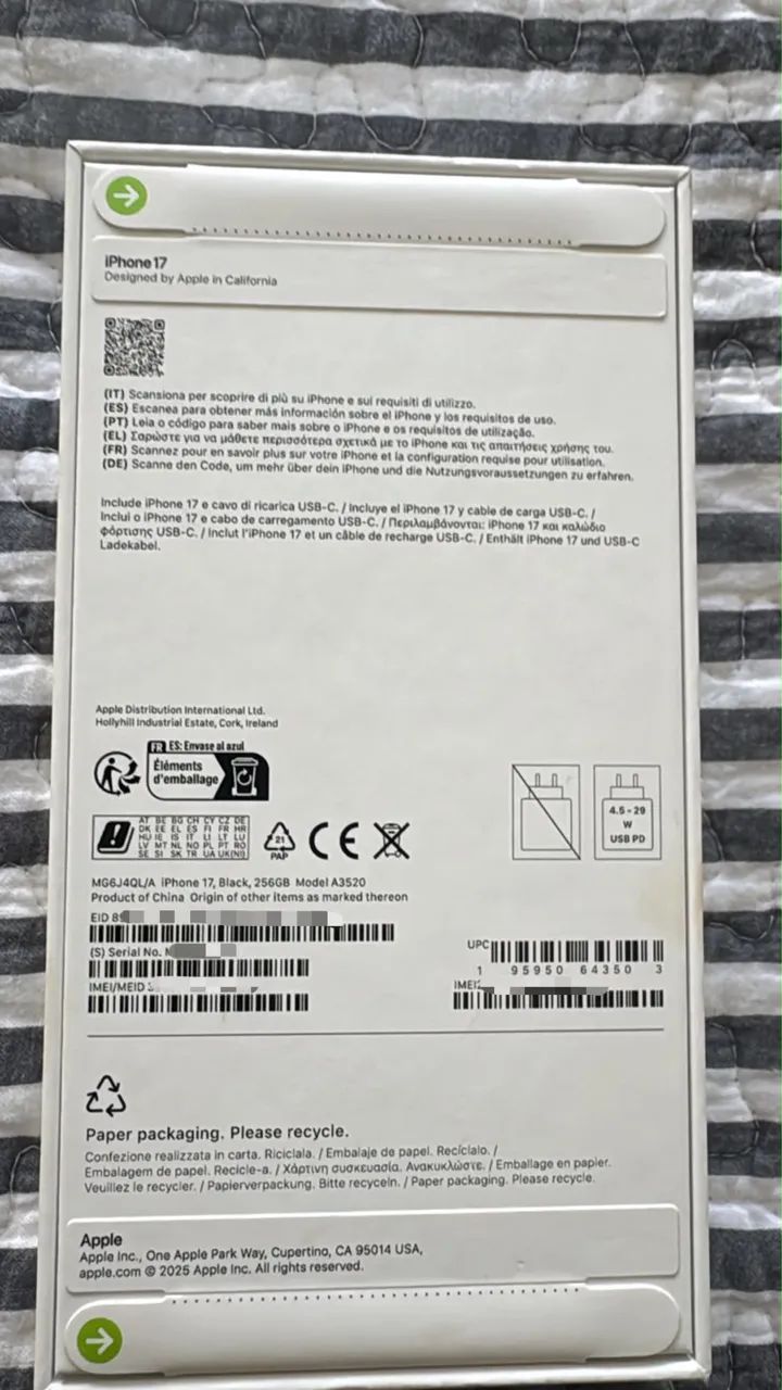 iPhone 17 256GB Preto - Lacrado  - Foto 2
