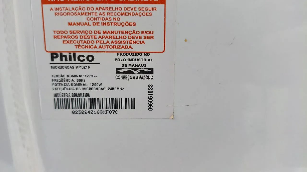 Microondas Philco 21litros 1200W (leia o anúncio) - Foto 4