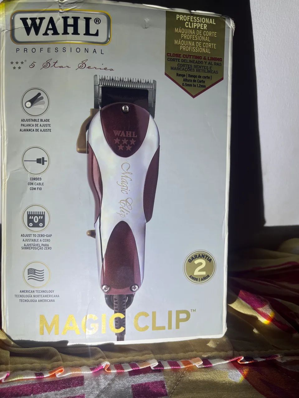 Máquina de corte de cabelo profissional 