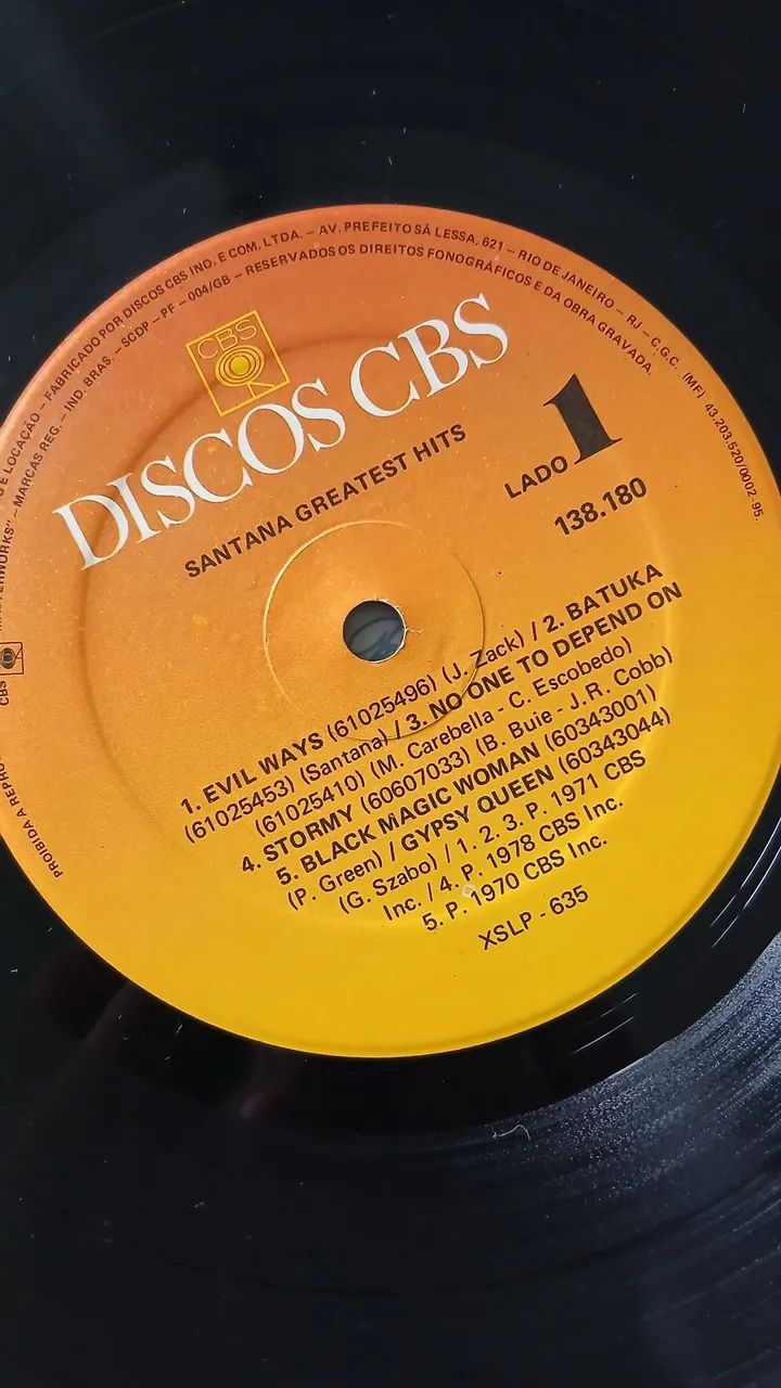 Lp Santana greatest hits usado  - Foto 4