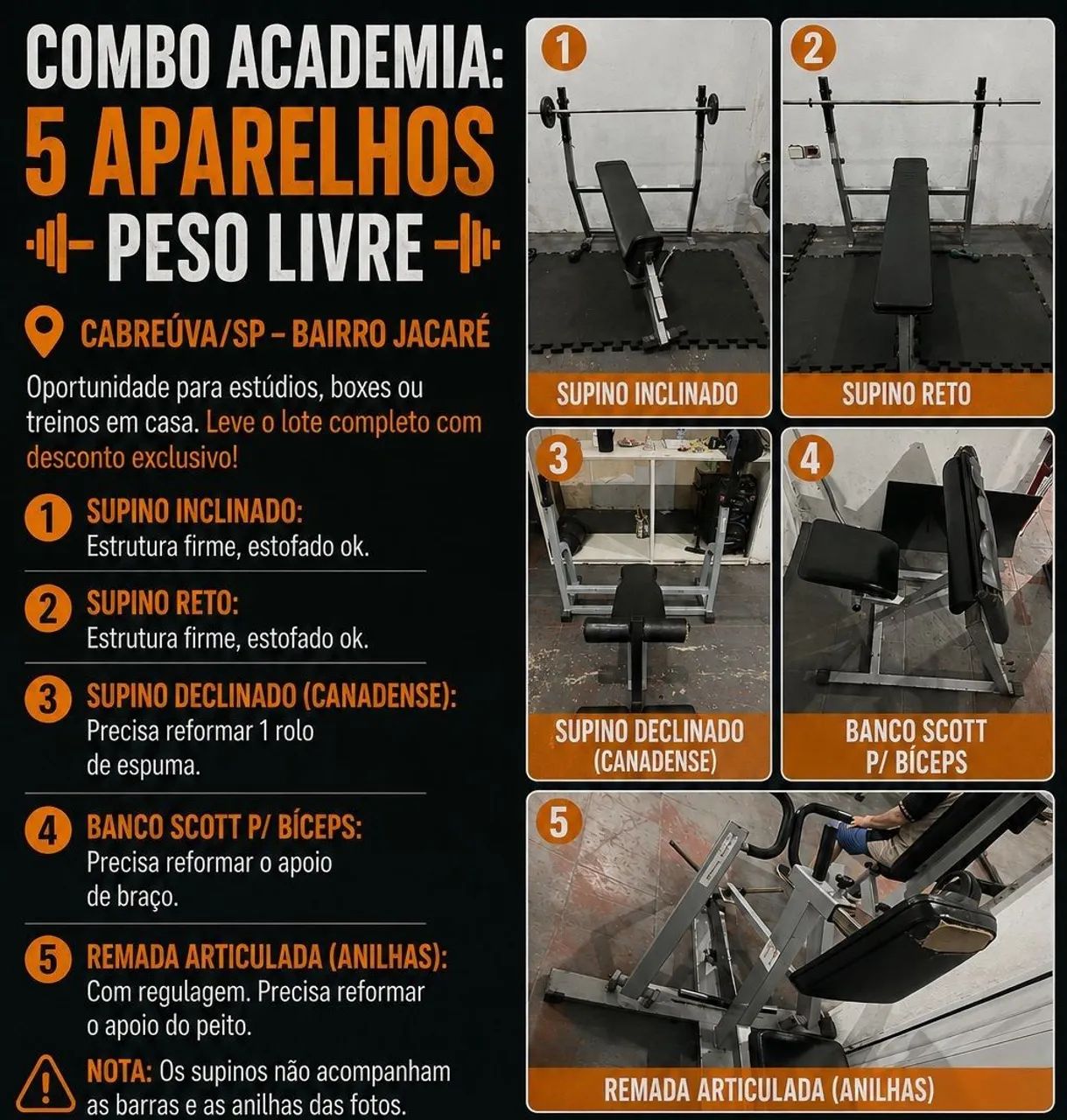 Aparelhos de Academia 
