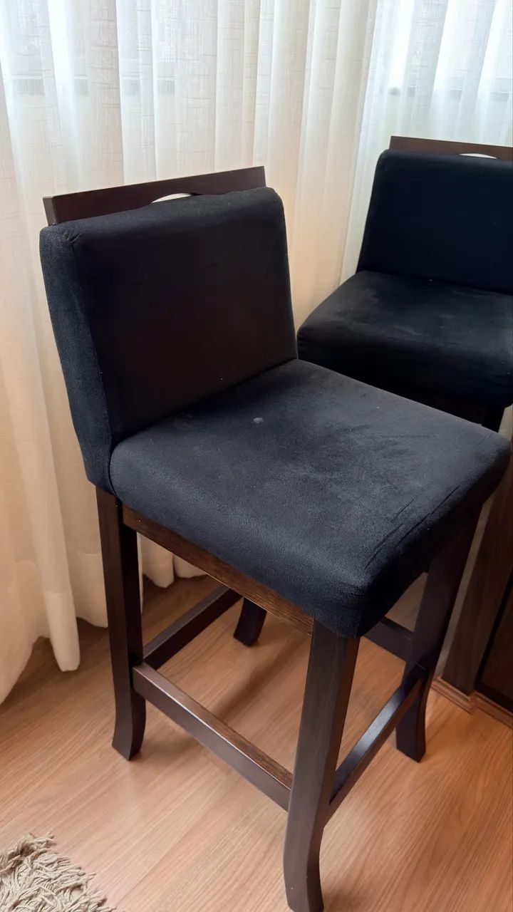 Banquetas de madeira  - Foto 2