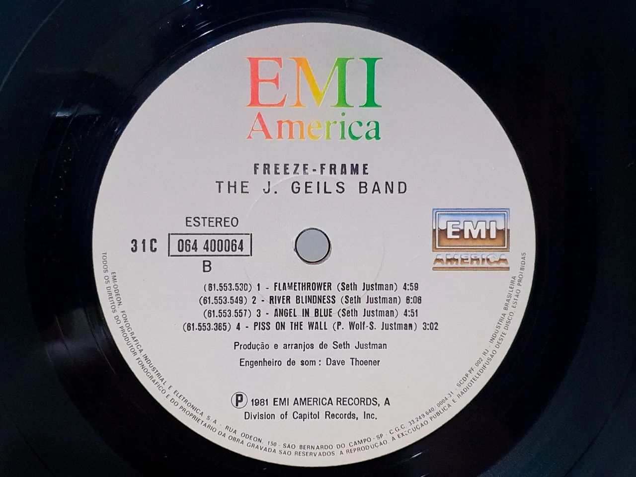 Disco de vinil: The J. Geils Band - Freeze Frame - Foto 4