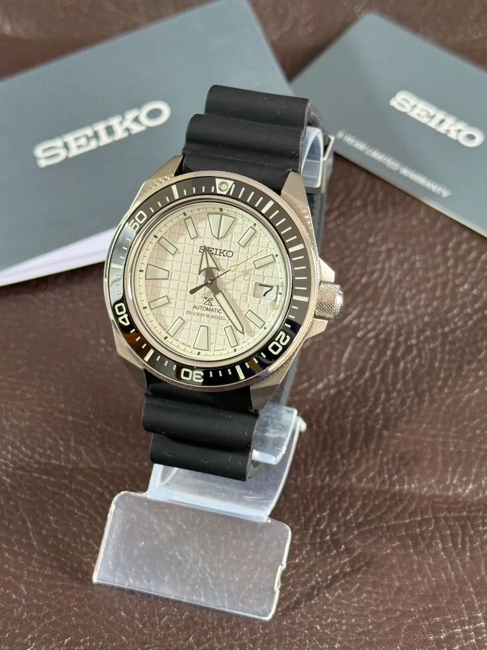 Relógio Seiko Prospex King Samurai Branco SRPE37J1 - Foto 2