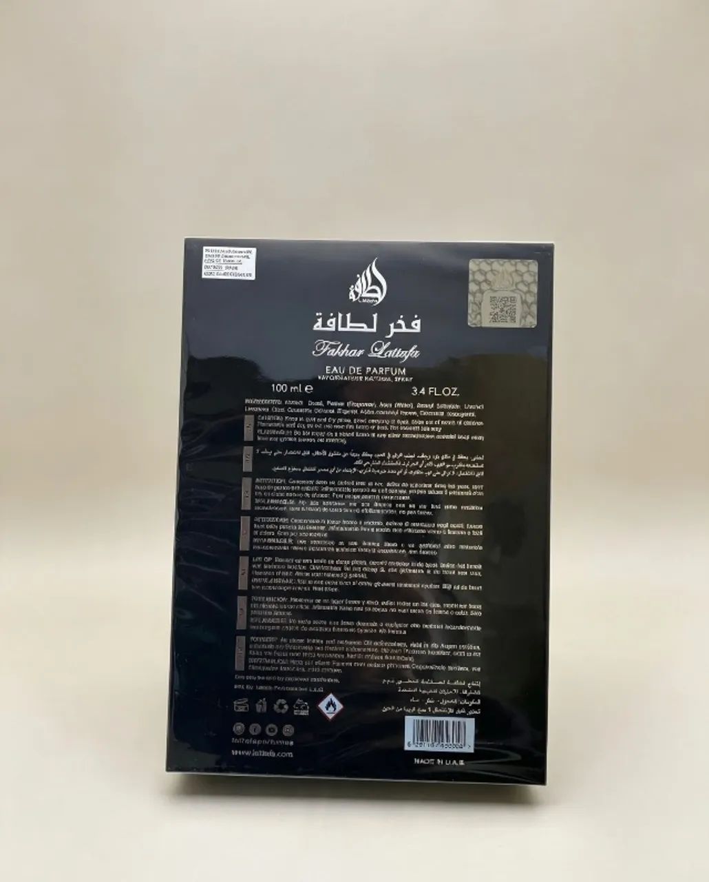 Perfume Lattafa Fakhar Black 100ml - Original - Foto 4